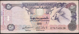 U.A.E. P22  50 DIRHAMS  1998 FINE Writtings & 1 P.h. ! - Verenigde Arabische Emiraten