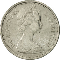 Monnaie, Grande-Bretagne, Elizabeth II, 5 New Pence, 1969, TTB, Copper-nickel - Sonstige & Ohne Zuordnung
