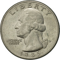 Monnaie, États-Unis, Washington Quarter, Quarter, 1985, U.S. Mint - 1932-1998: Washington