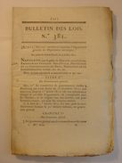 BULLETIN DES LOIS N°381 De 1811 - DEPARTEMENTS ANSEATIQUES  - AUTONOMIES - Villes Autonomes - Décrets & Lois