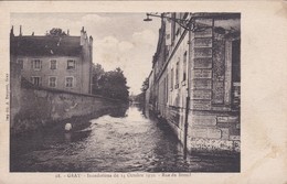 Delcampe - [70] Haute Saône > Gray Innondation Du 14 Octobre 1910 Rue De Breuil - Gray
