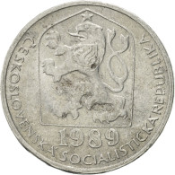 Monnaie, Tchécoslovaquie, 10 Haleru, 1989, TTB, Aluminium, KM:80 - Czechoslovakia