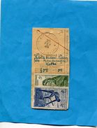 Marcophilie-Guinée Fse>Françe-coupon De Mandat 800 Frs Cad-Kissi-   1949 Affranchi-2 Stamp AOF 9 Frs - Covers & Documents