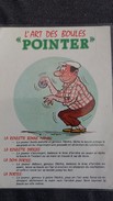 CPSM PETANQUE JEUX JOUEUR DE BOULES L ART DES BOULES POINTER LA ROULETTE LA PORTEE DESSIN ALEXANDRE ? - Petanca