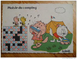 Barberousse - Plaisir Du Camping - Chats - Vacances - Humour - Fantaisie - Qq Petites Taches Possibles - Barberousse