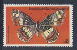 Equatorial Guinea / Guinee Equatorial 1979 Mi 1603 ** Araschnia Levana : Map / Landkärtchen - Butterfly / Papillon - Schmetterlinge