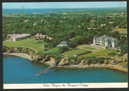 NEWPORT COLLEGE Rhode Island Salve Regina Aerial View 1984 - Newport