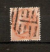 INDIA 1858 2a ORANGE SG 44 NO WATERMARK USED Cat £60 - 1854 Britische Indien-Kompanie