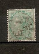 INDIA 1864 4a SG 47 NO WATERMARK FINE BUT FISCALLY USED - 1854 East India Company Administration