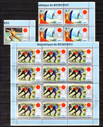 1972  Jeux Olympique à Sapporo, Doubles  Ø Entre 492 Et 500, (69x24f-41x 50f), Cote 55 €, - Winter 1972: Sapporo