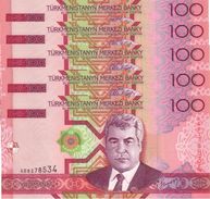 Turkmenistan (TMB) 100 Manat 2005 UNC 5 Pcs Cat No. P-18a / TM211a - Turkmenistan