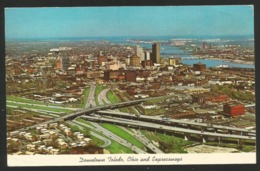 TOLEDO Ohio Downtown Expressways 1976 - Toledo