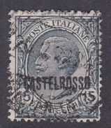 Italy-Colonies And Territories-Castelrosso S3 1922 15c Slate Used - Emissions Générales