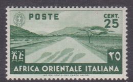 Italy-Colonies And Territories-Italian Eastern Africa S7 1938 25c Green MH - Emissioni Generali