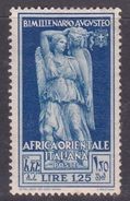 Italy-Colonies And Territories-Italian Eastern Africa S26 1938 Bimillenary Of The Birth Of Augustus 1,25 Lira Deep Blue - Emissioni Generali