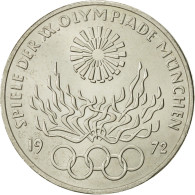 Monnaie, République Fédérale Allemande, 10 Mark, 1972, Hambourg, SPL, Argent - Other & Unclassified