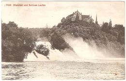 Rheinfall Und Schloss Laufen - 1912 - Laufen-Uhwiesen 