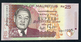 MAURITIUS P49a 25 RUPEES  1999   AUNC - Mauricio