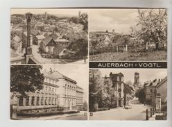 CPSM AUERBACH /VOGTLAND (Allemagne-Saxe) - 4 Vues - Auerbach (Vogtland)