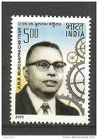 INDIA, 2005, A M M Murugappa Chettiar,(Industrialist And Philanthropist), MNH,(**) - Unused Stamps