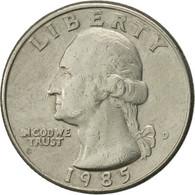 Monnaie, États-Unis, Washington Quarter, Quarter, 1985, U.S. Mint, Denver, TTB - 1932-1998: Washington