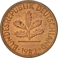 Monnaie, République Fédérale Allemande, Pfennig, 1982, Stuttgart, TTB+ - 1 Pfennig