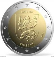 Pièce Commémorative 2 Euro Lettonie  2016 " Vidzeme " - Letonia