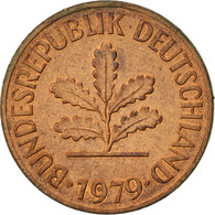 Monnaie, République Fédérale Allemande, 2 Pfennig, 1979, Stuttgart, TTB+ - 2 Pfennig