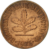 Monnaie, République Fédérale Allemande, 2 Pfennig, 1976, Stuttgart, TTB+ - 2 Pfennig