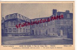 70 - VESOUL -  CARTE NOTE - HOTEL DU NORD  7 RUE DE L' AIGLE NOIR -PROPRIETAIRE J. KIELWASSER - Vesoul