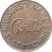 NEPAL BALLY SLOT MACHINE TOKEN COIN COPPER-NICKEL ND VERY FINE VF - Casino