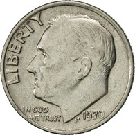 Monnaie, États-Unis, Roosevelt Dime, Dime, 1970, U.S. Mint, Philadelphie, SUP - 1946-...: Roosevelt