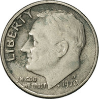 Monnaie, États-Unis, Roosevelt Dime, Dime, 1970, U.S. Mint, Denver, TTB - 1946-...: Roosevelt
