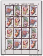 Burundi COB 1115/18 Sitatunga WWF Sheet  2004 MNH - Nuevos