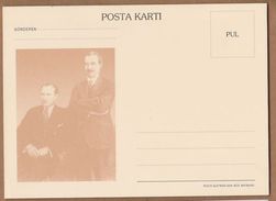 AC - TURKEY POSTAL STATIONERY - WITH THE PICTURES OF ATATURK AND INONU ON BEIGE GROUND 1997 - Ganzsachen