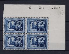 N°638 Drukdatum 1943 MNH ** POSTFRIS ZONDER SCHARNIER COB € +18,00 SUPERBE - Coins Datés