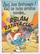 Les Schtroumpfs De Peyo. "Oyez Bons Schtroumps, Voici Les Toutes Dernière" . Village Et Schtroumpf Et Tambour. Escargot. - Johan Et Pirlouit