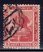 ET+ Ägypten 1921 Mi 58 Sphinx - 1915-1921 Protettorato Britannico