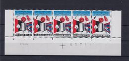 N°1313 Datumstrook 17XII64 Onpaar MNH ** POSTFRIS ZONDER SCHARNIER SUPERBE - Hoekdatums