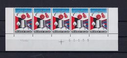 N°1313 Datumstrook 17XII64 Onpaar MNH ** POSTFRIS ZONDER SCHARNIER SUPERBE - Hoekdatums