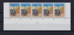 N°1340 Datumstrook 1VII65 Onpaar MNH ** POSTFRIS ZONDER SCHARNIER SUPERBE - Hoekdatums