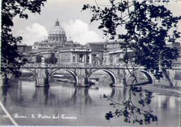 Roma - S.pietro Dal Tevere - 1221 - Formato Grande Non Viaggiata – Ar - Fiume Tevere