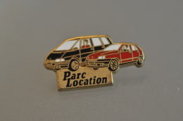 REF M1  : Pin's Pin ARTHUS BERTRAND : Theme Automobile PArc Location Renault - Arthus Bertrand