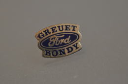 REF M1  : Pin's Pin  : Theme Automobile FORD GREUET BONDY - Ford