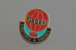 REF M1  : Pin's Pin  : Theme MONTGOLFIERE : US BORNE Usborne - Montgolfières