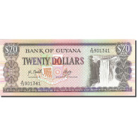 Billet, Guyana, 20 Dollars, 1989-1992, 1989, KM:27, NEUF - Guyana