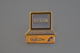 REF M3  : Pin's Pin  : Theme France TELECOM SECIM - France Telecom