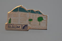 REF M3  : Pin's Pin  : Theme France TELECOM Soissons - France Telecom