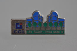 REF M4  : Pin's Pin  : Theme Banque : CGI Les Pavois Paris Nord - Banques