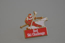 REF M5  : Pin's Pin  :  Arthus Bertrand Red Ski Challenge - Arthus Bertrand